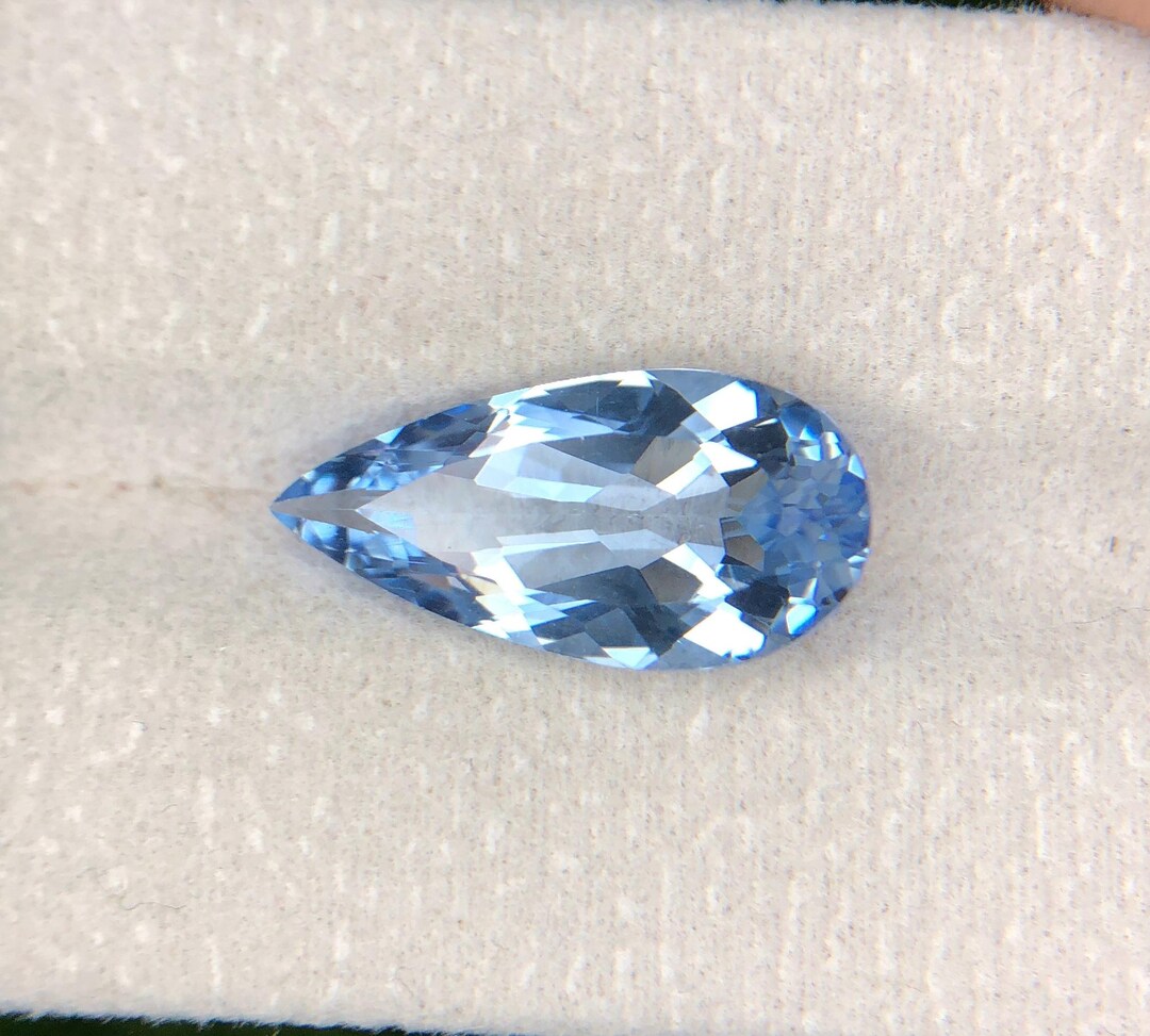 Maria Color Santa Maria Color 5.38 Ct Aquamarine From Madagascar - Etsy