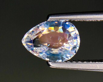 Términos y condiciones de esta impresionante piedra lunar arcoíris de 1,60 ct: piedra preciosa natural sin calentar, rara, juego de colores eléctricos, tesoro de Madagascar.