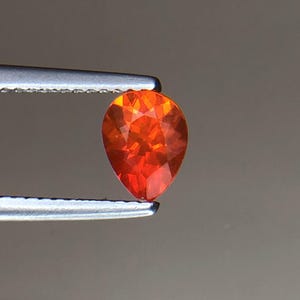 Vibrant Red Fire Opal - 0.59 Ct From Mexico