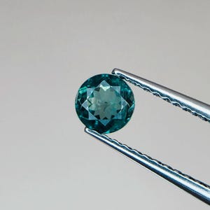 Piedra preciosa Grandidierita rara certificada: mineral natural de Madagascar de color azul verdoso, ideal para coleccionistas, ideal para joyería única, 0,35 ct