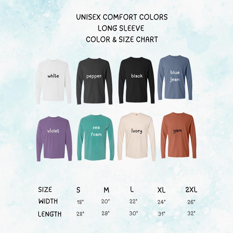 Baseball Season Est. 1845 - Custom Number - Long Sleeve Comfort Colors Tee