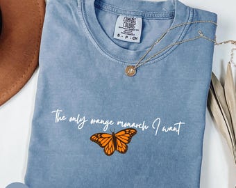 Comfort Colors Monarch Butterfly Pro-Democracy Tee: Anti-Trump Resist Shirt