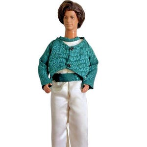Barbie Ken Doll Boy Doll Brown Hair Rooted Original Outfit Mattel Vintage 1986