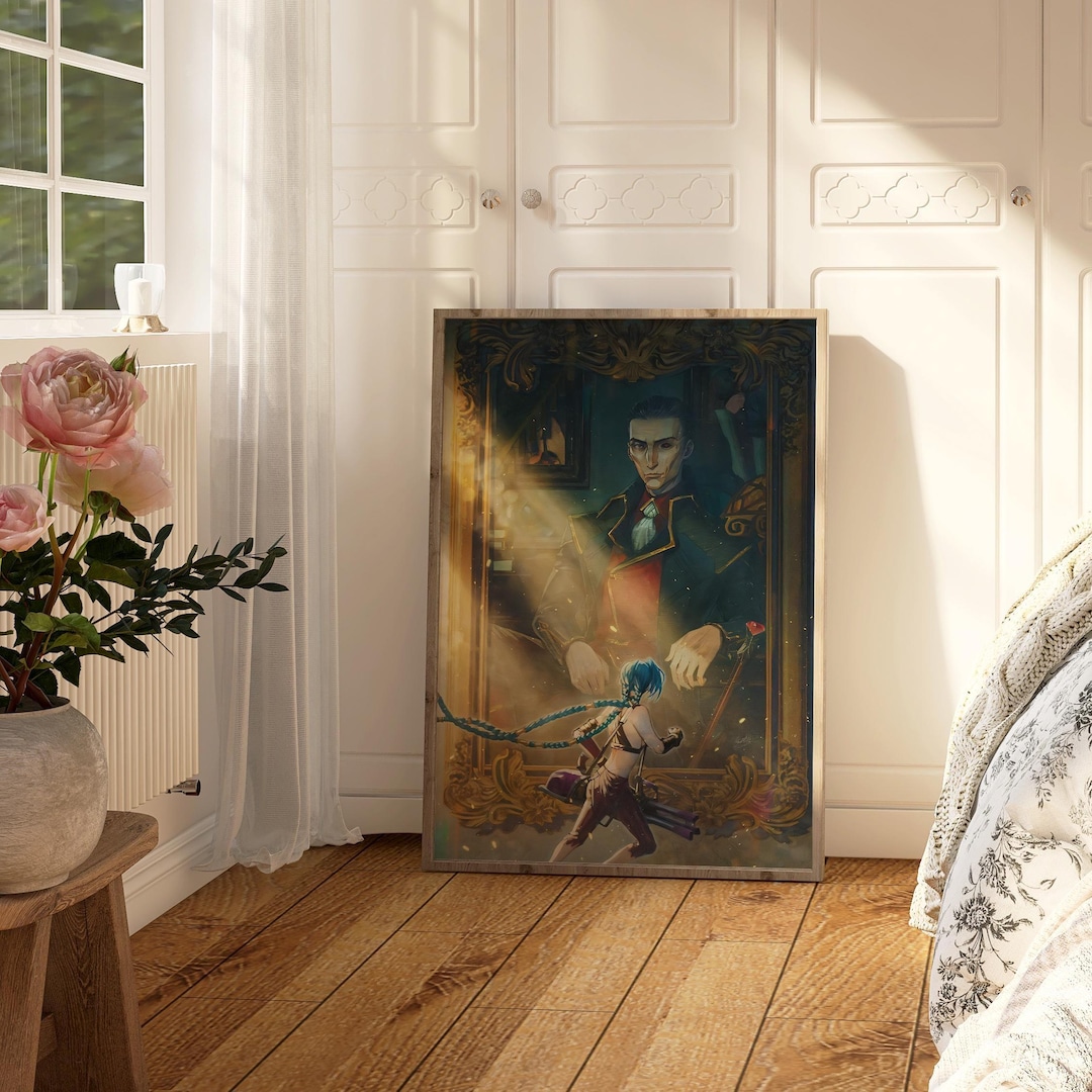 Jinx and Silco Arcane Poster, Arcane Wall Art, League of Legends Print ...