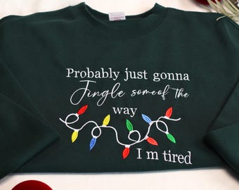 Mother'S Day Embroidered Sweatshirt, Festive Holiday Wear