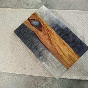 Olive Wood Cutting Board, Charcuterie Board, Cheese Board, Epoxy Resin Art, New Home Gift, Customized cutting board, Unique gift for her
