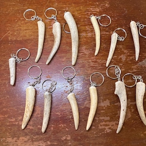 Hand Crafted Real Antler Keychain