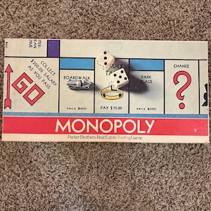 Vintage Monopoly Board Game