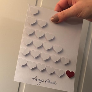 Valentine&#39;s Day card, love card, heart card, card for lovers, couple card, Mother&#39;s Day card