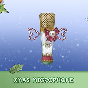 Rig asset VTuber Xmas : Xmas Mic
