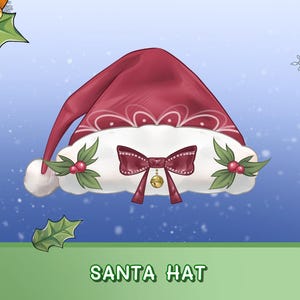 Rig asset VTuber Xmas : Xmas Hat