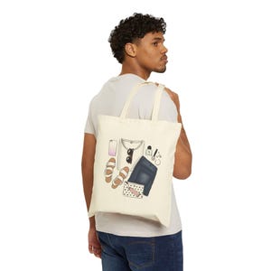 Summer Essentials Baumwollsegeltuch-Einkaufstasche, Strandtasche, Einkaufstasche, umweltfreundlich, den täglichen Gebrauch, Geschenk für sie