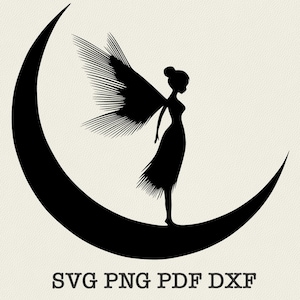Fairy Silhouette Bundle SVG, Fairy Silhouette SVG, Fairy Cricut, Fairy Vector, Fairies Svg, Digital Download, Fairy SVG