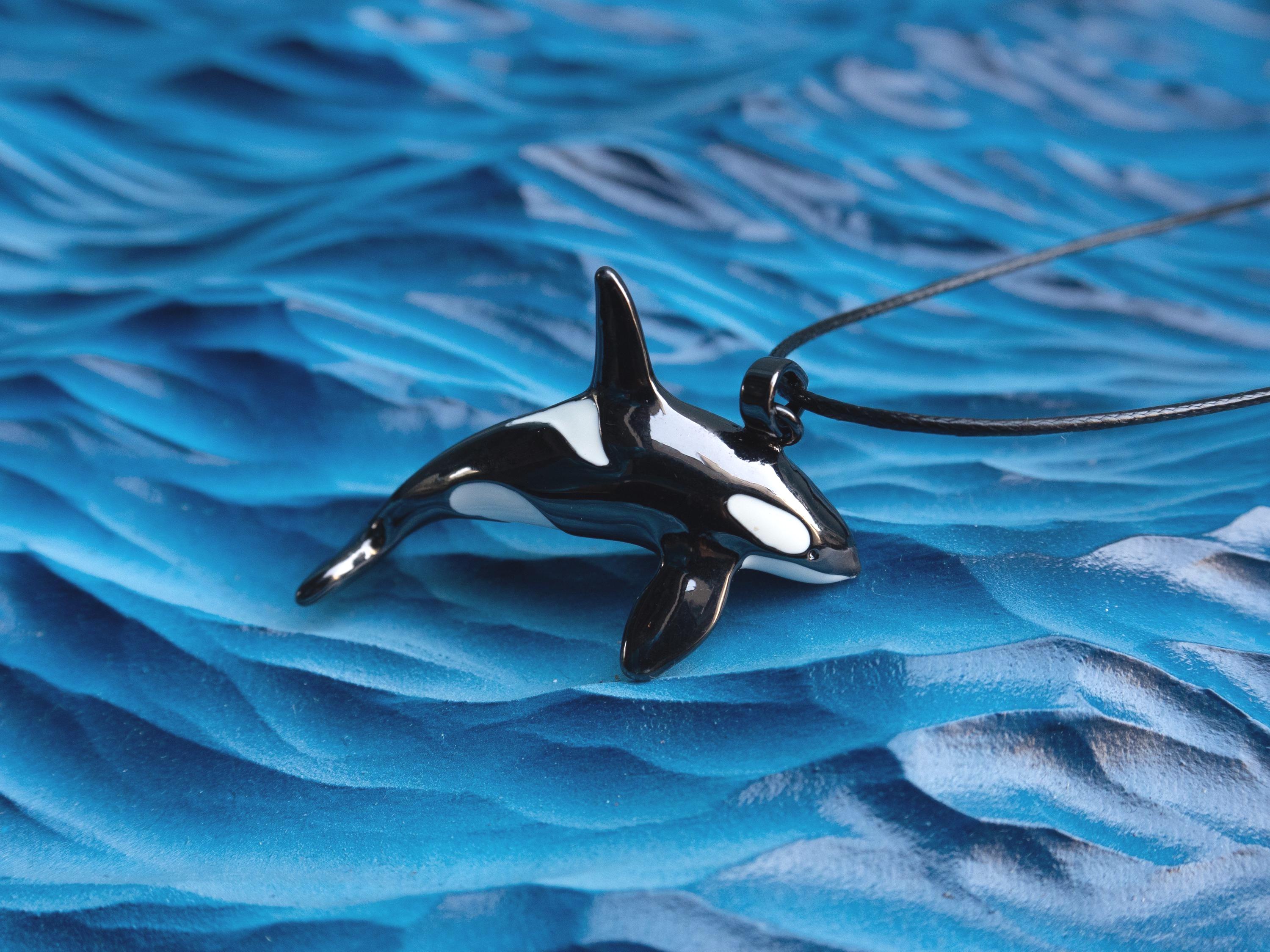 Orca necklace - Etsy 日本