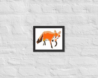 Majestic Fox - Framed Art Print