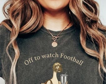 Off to watch Football Goose Clip Art PNG SVG | Funny Football Mom Shirt Design, Silly Goose with Helmet Tumbler and Tote, Digital Download
