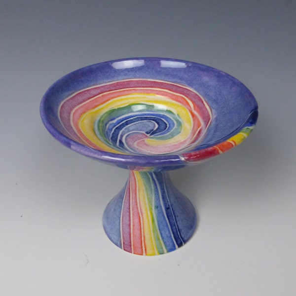Votive Chalice - UU -  Pastel Rainbow
