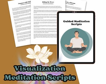 Visualization Meditation Scripts - Guided Mindfulness Zen Therapy Grounding Tool