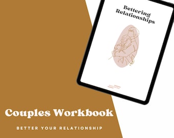 Relationship Workbook - Couples Therapy, Counseling, Marriage, Coaching, Deep Intimacy, Communication, Boundaries, Love Languages