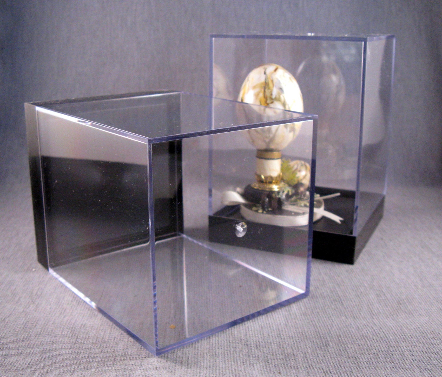 Acrylic Showcase box for display Etsy