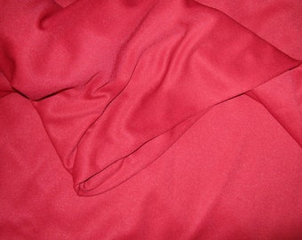 Vintage double knit ,Lightweight Polyester red color