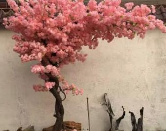 Kunstmatige Kersenbloesem Boom Bloeiende Kers Grote Kunstplant Hotel Shopping Party Mall Vloerdecoratie Props Cadeau-ideeën:
