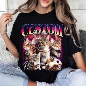 CUSTOM Bootleg Rap Pet Shirt, Custom Pet Photo Shirt, Vintage Graphic 90s Tshirt, Custom Your Own Bootleg Idea Here, Insert Your Design