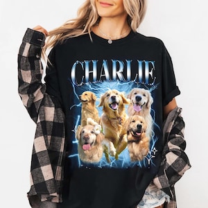 Custom Pet Bootleg Rap Comfort Colors Shirt, Personalized Dog Bootleg Shirt, Custom Photo Vintage 90s Graphic, Custom Pet Shirt