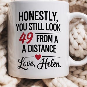 Taza divertida para mamá, regalo para ella, regalo de 50 cumpleaños, regalo de 50 cumpleaños, regalo de 50 cumpleaños, ideas de regalo para él, mejor amigo.