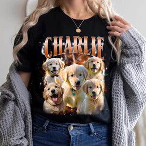 CUSTOM Bootleg Rap Pet Shirt, Custom Pet Photo Shirt, Vintage Graphic 90s Tshirt, Custom Your Own Bootleg Idea Here, Insert Your Design