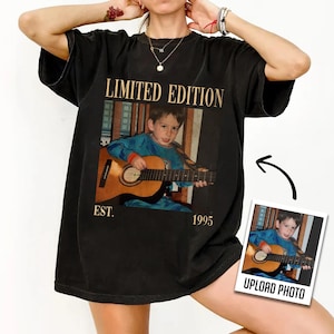 Benutzerdefinierte Vintage Foto und Jahr, Vintage Est 1995 Shirt, 30.Geburtstagsgeschenk, Geburtstagsparty Shirt