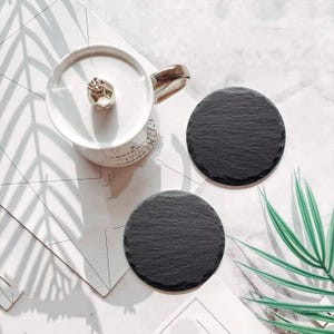 Slate Drink Coasters  Set of 4 Personalized Coaster for custom Wedding Gift Monogram Coaster Personalized Housewarming Gift for new house