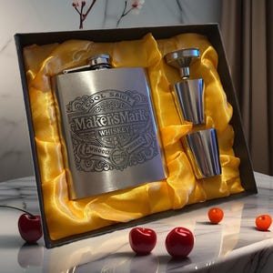 Personalisierte Flasche für Papa Geschenk Benutzerdefinierte Edelstahl Flasche für Vatertagsgeschenk für Hochzeitstag Geschenk für ihn Trauzeuge Flasche