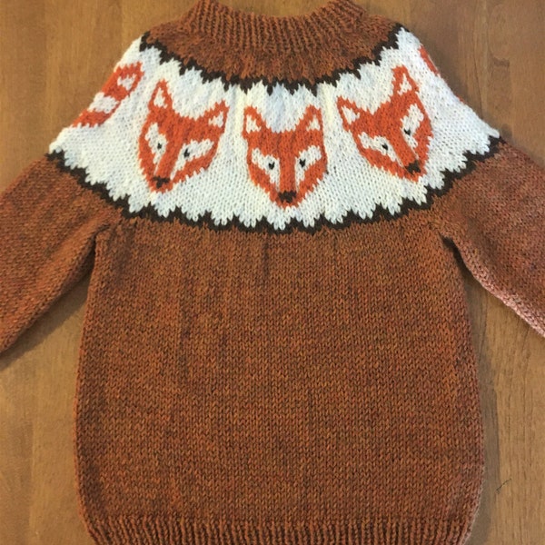 Fox Sweater - Etsy