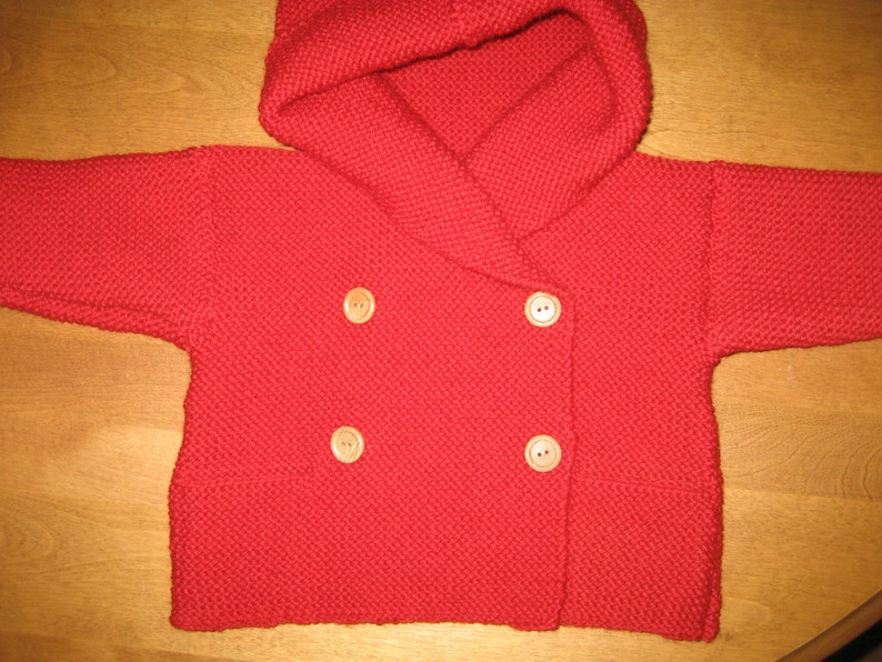 Baby Hooded Jacket Child Coat Toddler Wool Jacket Jacket image 1