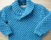 Child Pullover Sweater, Sweater Size 2, Toddler Pullover, Sweater Shawl Collar, Sweater Size 4, Mustard Yellow Sweater, Blue Pullover