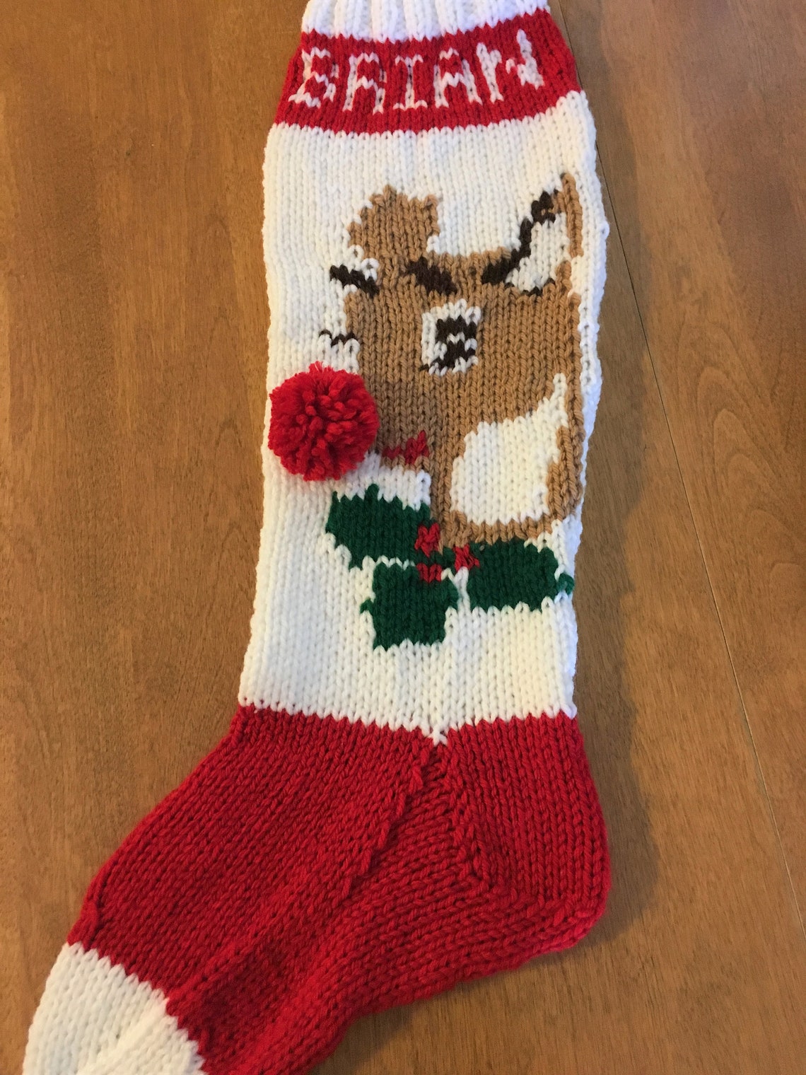 Christmas Stockings with Reindeer