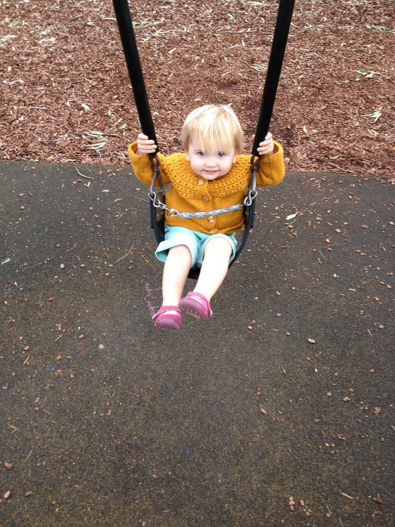 Girl Wool Sweater Sweater Size 6 month Wool Sweater Size 2 image 4