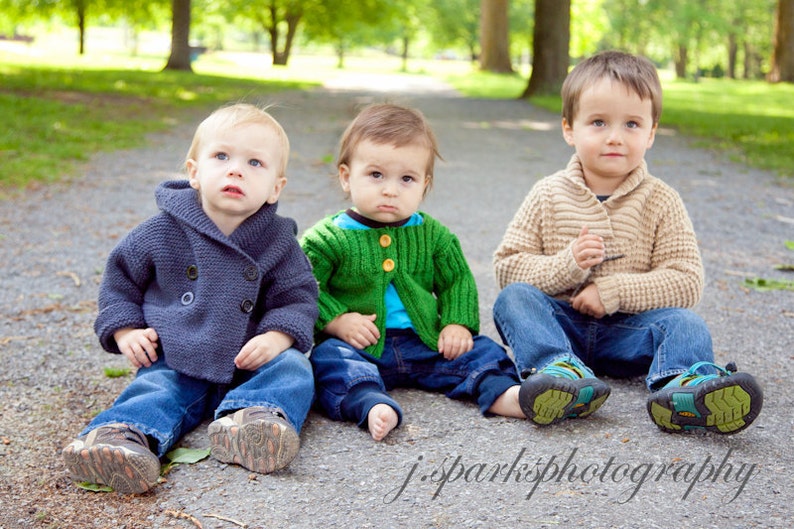 Baby Hooded Jacket Child Coat Toddler Wool Jacket Jacket image 3