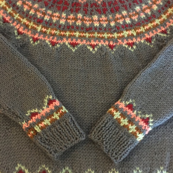 Fair Isle Sweater Etsy