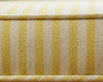 Cushion with Piping, Indoor Seat Pad, Window Seat Cushion, Reading Nook Cushion, Kallax Cushion, Bench Seat, Kitchen Dinning Cushion