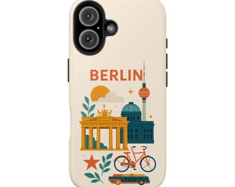 Berlin Collage Phone Case: Brandenburg Gate, TV Tower - iPhone & Samsung