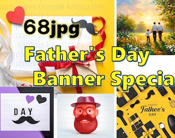 Father's Day banner, stylish design, Father's Day image, illustration, commercial free material, instant download for crafts and art works, digital download, instant download, printable, craft, artwork, flyer, poster