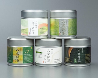Yame Ochamura Single Cultivar Ceremonial Grade Japanese Matcha - 30g Can - Choose from 8 Varieties