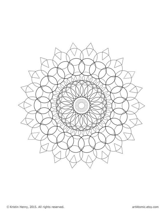 Downloadable Adult Coloring Page: Generative Floral Stars. Math, Science,  Chemistry Art Book Color Therapy Geeky Gift Colouring Pages (Instant  Download) 