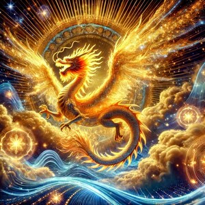 Golden Dragon Reichtum Aktivierung.   Digitale Kunst & Energie Session für grenzenlose Fülle. Den Weg frei machen für Ihren Erfolg!