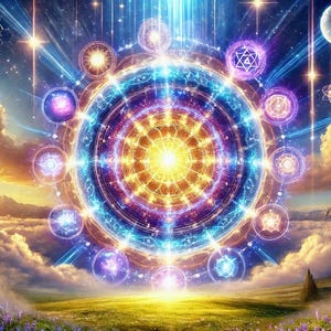 Quantum Leap Energy Transmission. Timeline Shift 5D Charged digital Artwork. Transformational Vibrations. Miracle Frequencies infused Art!