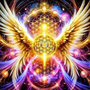 Angelic 1111 Alchemy Artwork. Divine Portals of Transformation. Manifestation & Abundance Digital Artwork. Energy Transmission Session!