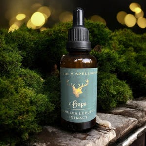 Natural Hops Plant Tincture Herbal Extract Digestive Bitters Drops Peaceful Evening Ritual Natural Botanical Digestive Bitters Self Care