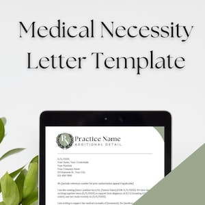 Letter of Medical Necessity Template